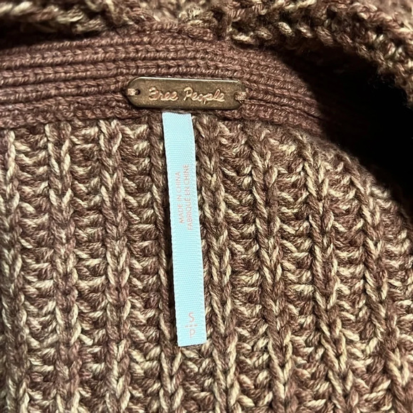 Free People Women’s S Oversized Cardigan‎ Sweater Chunky - Picture 3 of 5